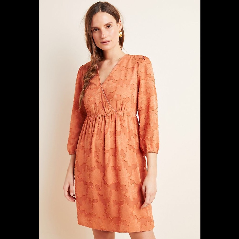 ANTHROPOLOGIE LIA TEXTURED MINI DRESS